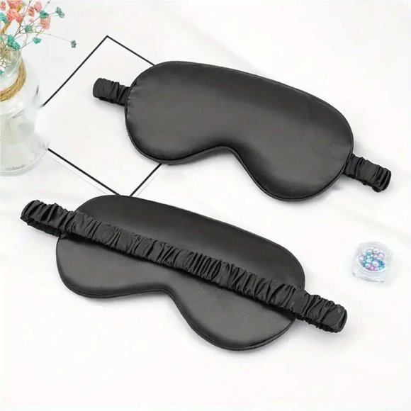 New Black Eye Mask for Sleep, Relaxation, Dark Room Therapy for Migraines - Picture 1 of 6